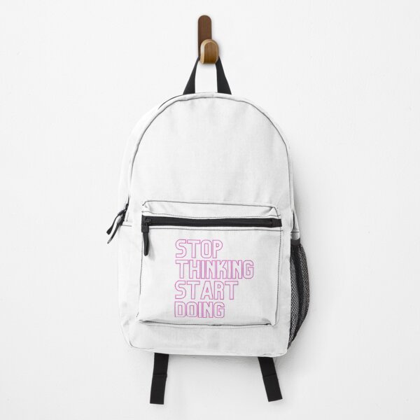 Item preview, Stop Thinking Start Doing - Pink designed and sold by prandre.