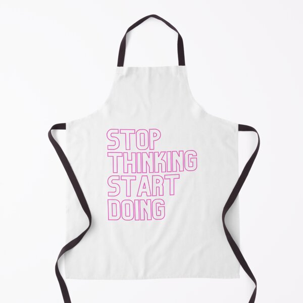 Item preview, Stop Thinking Start Doing - Pink designed and sold by prandre.