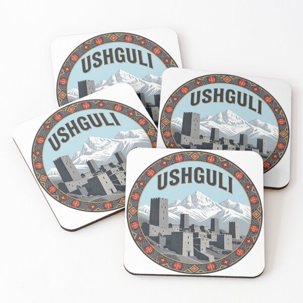 Item preview, Ushguli Towers Georgia Sticker designed and sold by Imaginarium of Chaos falcon88 .