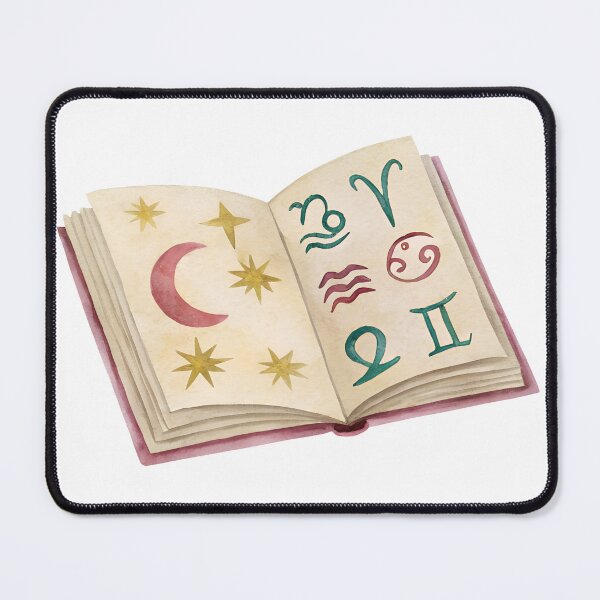 Item preview, Watercolor Open Magic Spell Book Zodiac designed and sold by AlinaMel.