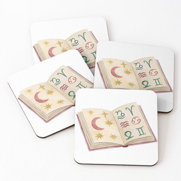 Item preview, Watercolor Open Magic Spell Book Zodiac designed and sold by AlinaMel.