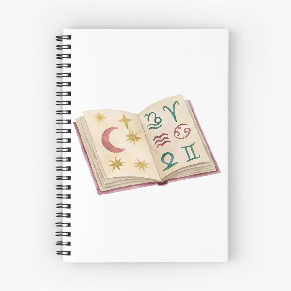 Item preview, Watercolor Open Magic Spell Book Zodiac designed and sold by AlinaMel.