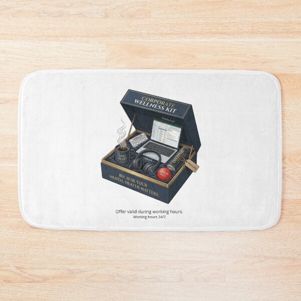 Item preview, Corporate Wellness Kit - Ironic Office Satire designed and sold by VandEsta.