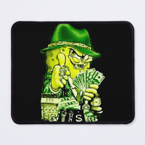 Item preview, Funny Gangster Green Sponge Money Stack Cartoon designed and sold by DavenBenn.