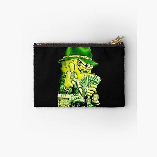 Item preview, Funny Gangster Green Sponge Money Stack Cartoon designed and sold by DavenBenn.