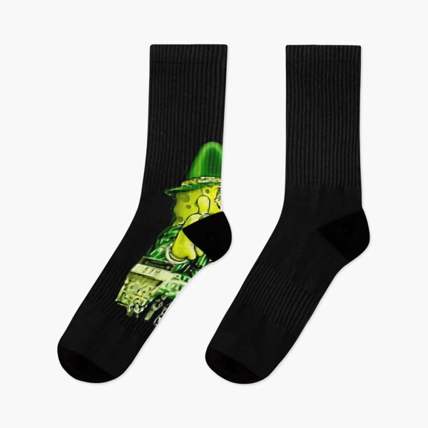 Item preview, Funny Gangster Green Sponge Money Stack Cartoon designed and sold by DavenBenn.