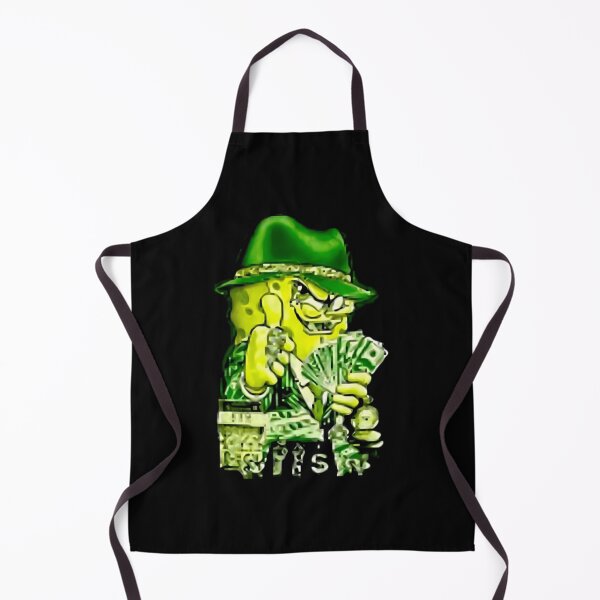 Item preview, Funny Gangster Green Sponge Money Stack Cartoon designed and sold by DavenBenn.