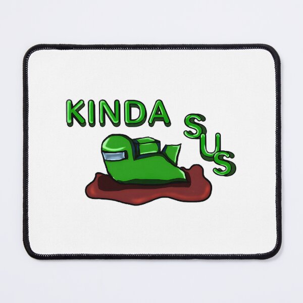 Item preview, Kinda Sus Green Design Inspired by Popular Mystery Game Characters designed and sold by Kn0xX.