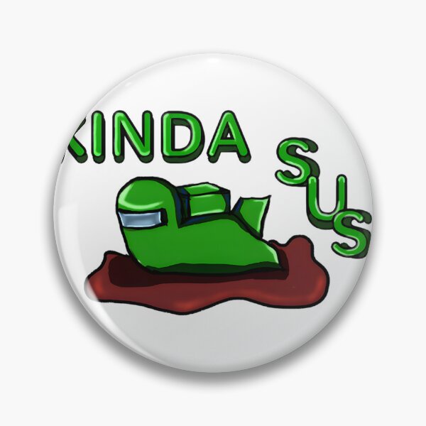 Item preview, Kinda Sus Green Design Inspired by Popular Mystery Game Characters designed and sold by Kn0xX.