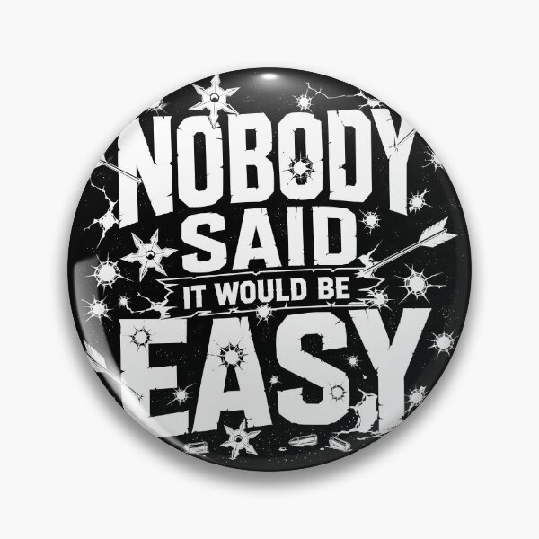 Item preview, Copy of Nobody Said It Would Be Easy - Grunge Urban Streetwear designed and sold by DopeVibeStuff.