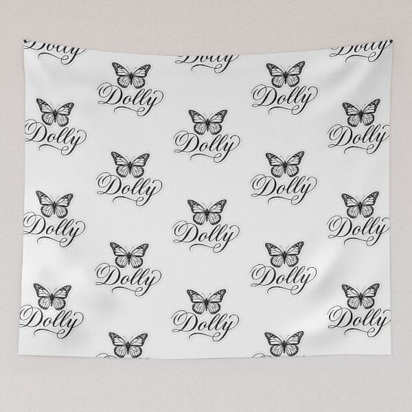 Item preview, Dolly Parton Butterfly Elegant Cursive Script Southern Country Music Fan Nashville designed and sold by raedattia.
