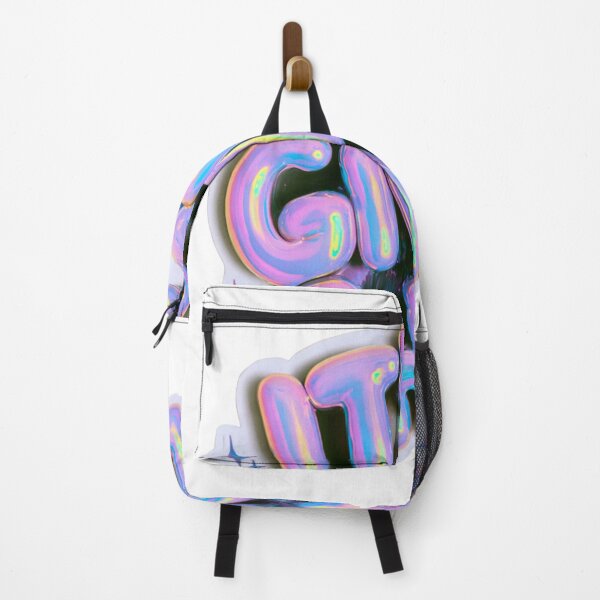 Item preview, It's Giving Chaos Iridescent Bubble Letters designed and sold by NicolasGlowArt.