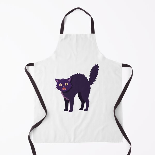 Item preview, Spooky Arched Back Black Cat Halloween Illustration designed and sold by fadiyahmp.