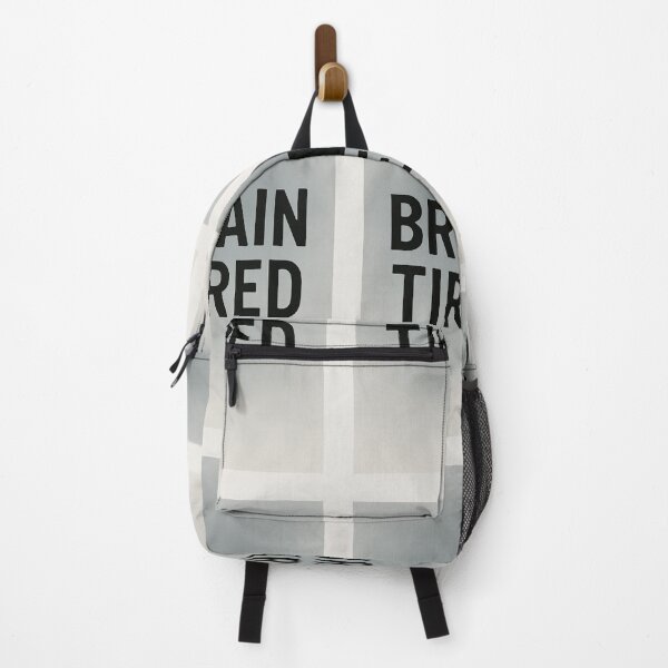Item preview, BRAIN TIRED Mental Fatigue Typography Design designed and sold by mbmstores.