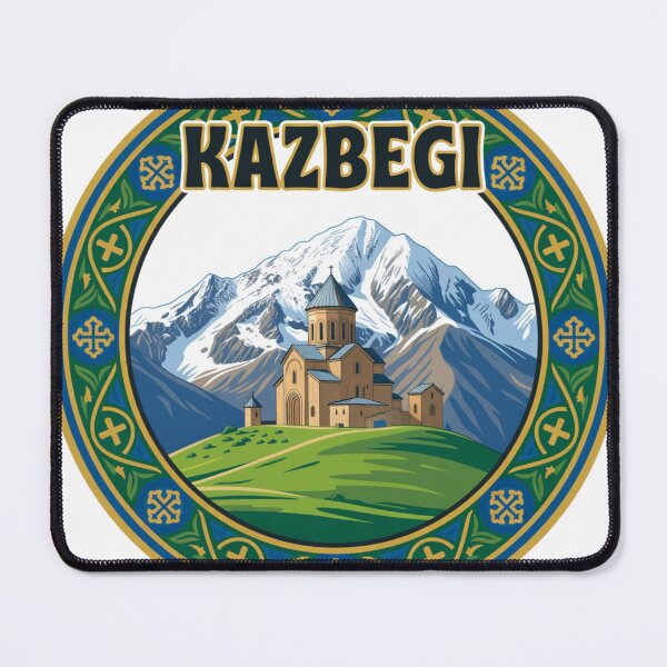 Item preview, Kazbegi Church Georgia Sticker designed and sold by Imaginarium of Chaos falcon88 .