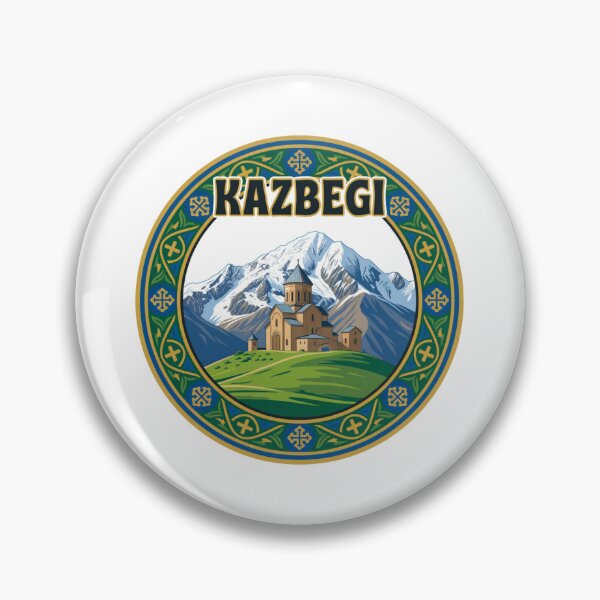 Item preview, Kazbegi Church Georgia Sticker designed and sold by Imaginarium of Chaos falcon88 .
