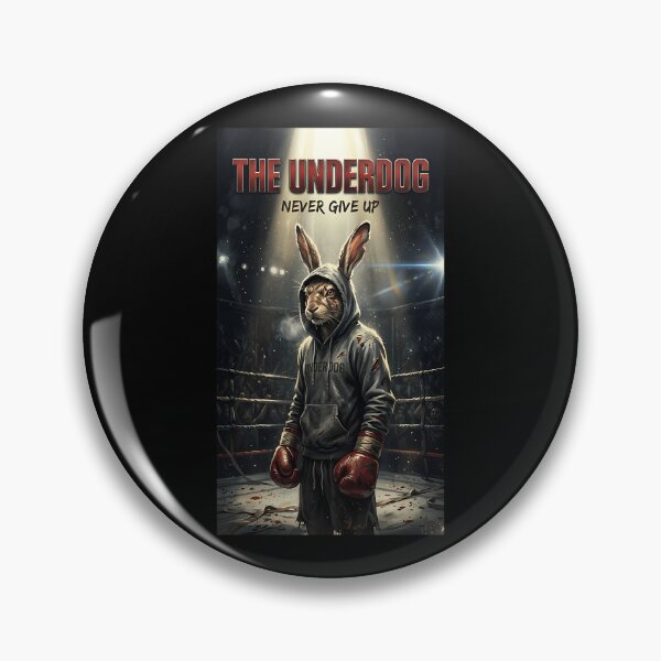 Item preview, The Underdog Boxing Rabbit Cinematic Movie Style Poster designed and sold by AdelineStamm.