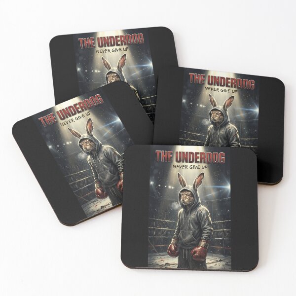 Item preview, The Underdog Boxing Rabbit Cinematic Movie Style Poster designed and sold by AdelineStamm.