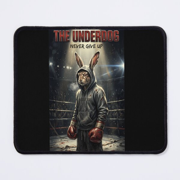 Item preview, The Underdog Boxing Rabbit Cinematic Movie Style Poster designed and sold by AdelineStamm.