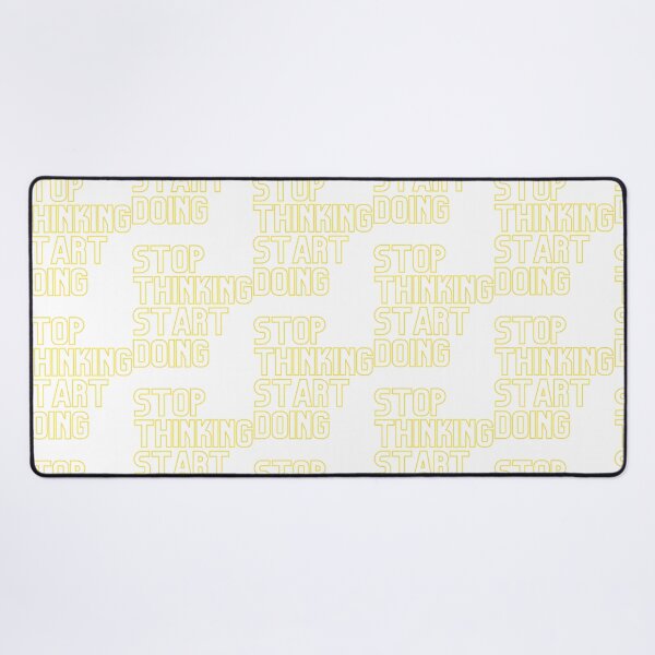 Item preview, Stop Thinking Start Doing - Yellow designed and sold by prandre.