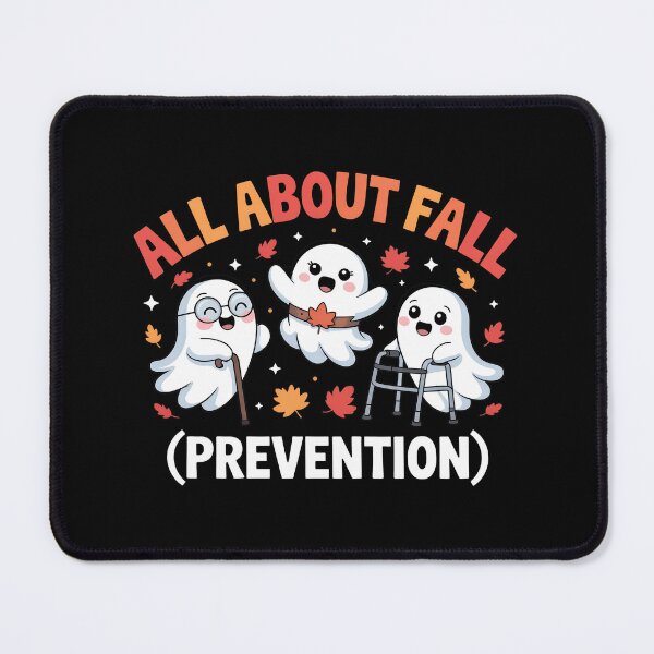Item preview, Cute Ghosts All About Fall Prevention Humor designed and sold by Dmo3HarkoArt.