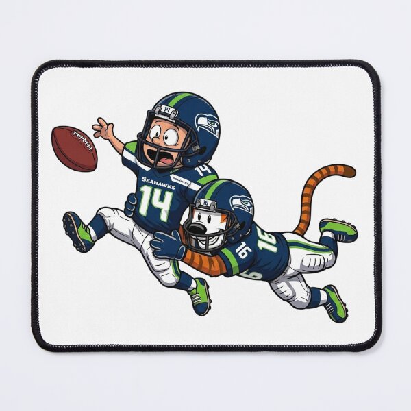 Item preview, Calvin And Hobbes Seattle Football Action Fan designed and sold by DamianRoy88.