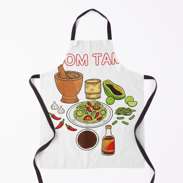 Item preview, SOM TAM Thai Food Lover Spicy Salad Culinary Illustration T-Shirt designed and sold by viinnzArt.