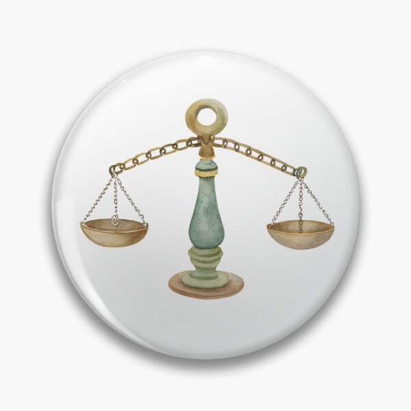 Aperçu de l'œuvre Aquarelle vintage Golden Balance Balance créée et vendue par AlinaMel.