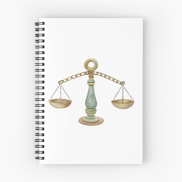 Item preview, Watercolor Vintage Golden Balance Scales designed and sold by AlinaMel.