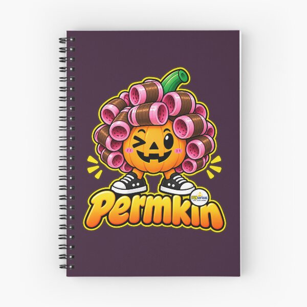 Item preview, Permkin Pumpkin Hair Roller Halloween Pun designed and sold by PUNserious.