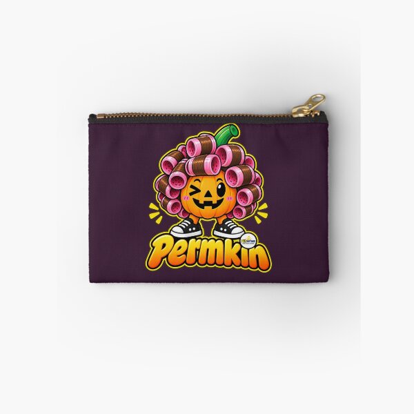 Item preview, Permkin Pumpkin Hair Roller Halloween Pun designed and sold by PUNserious.