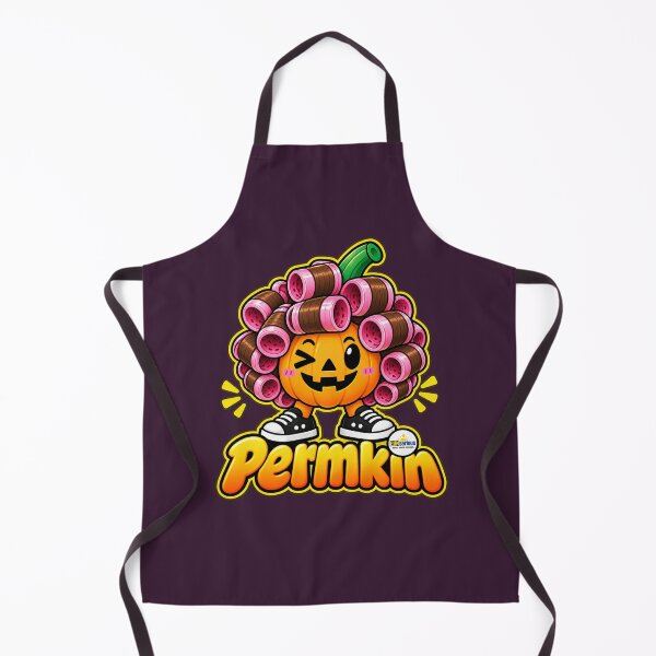 Item preview, Permkin Pumpkin Hair Roller Halloween Pun designed and sold by PUNserious.