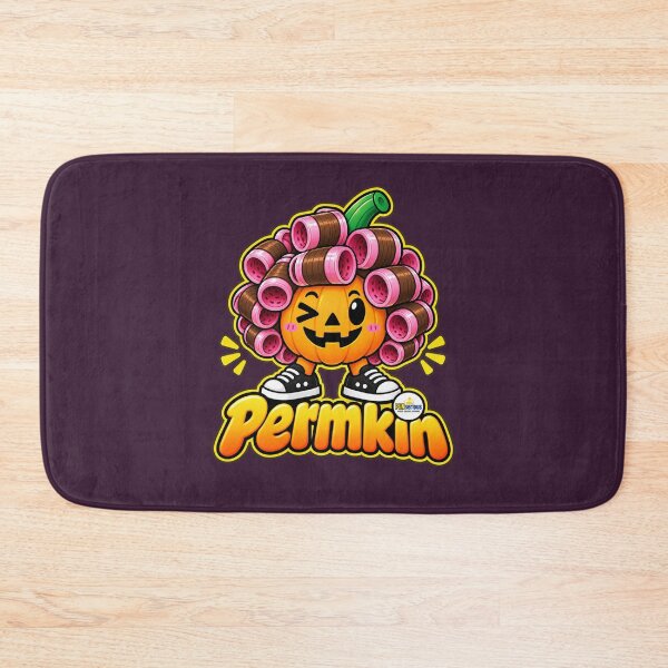 Item preview, Permkin Pumpkin Hair Roller Halloween Pun designed and sold by PUNserious.