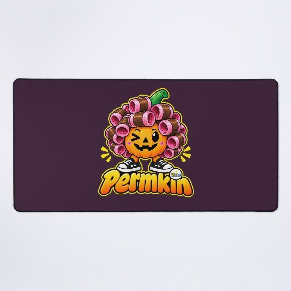 Item preview, Permkin Pumpkin Hair Roller Halloween Pun designed and sold by PUNserious.