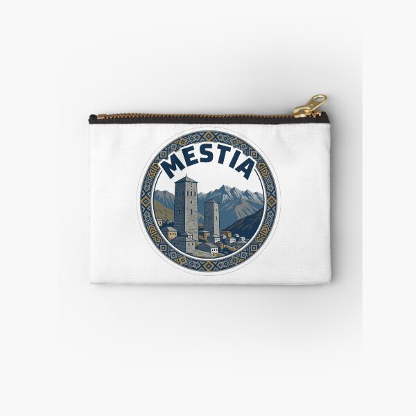 Item preview, Mestia Towers Georgia Sticker designed and sold by Imaginarium of Chaos falcon88 .