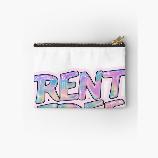 Item preview, Rent Free Holographic Bubble Letter Aesthetic designed and sold by NicolasGlowArt.