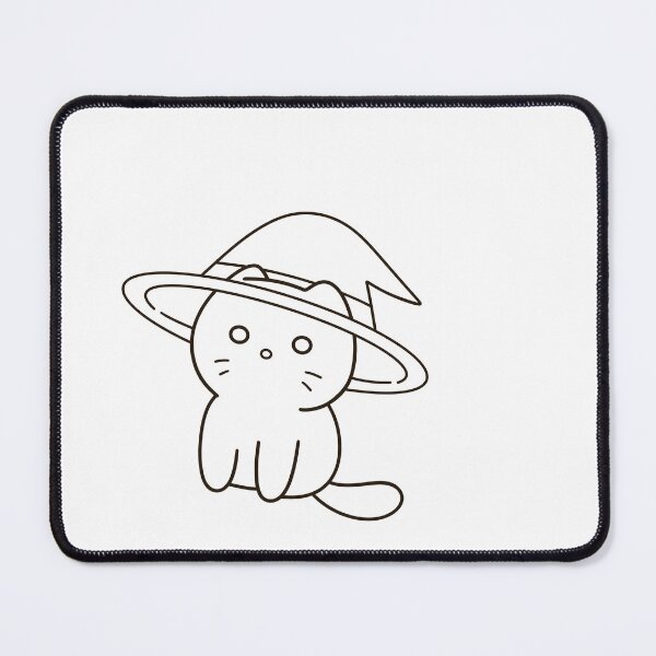 Item preview, Cute Witch Cat Hand Drawn Vector designed and sold by Porpor Artwork.