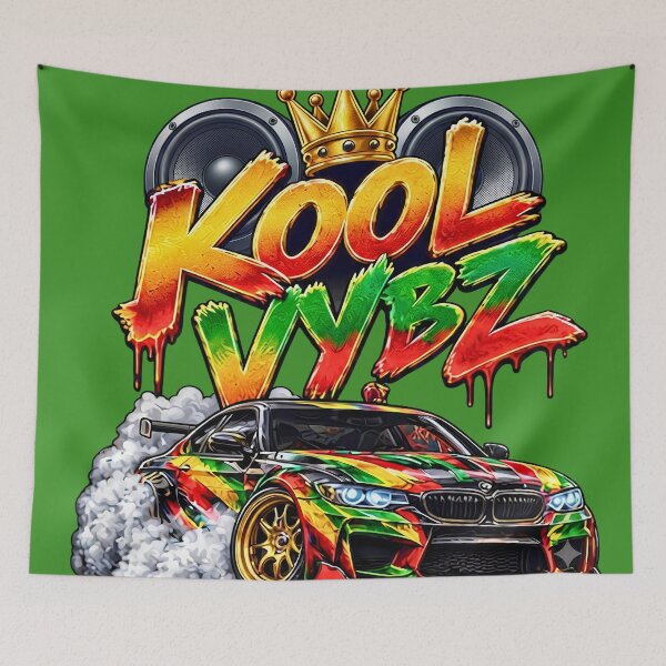 Item preview, Kool Vybz Reggae Drift Car with Crown and Sound System designed and sold by digitalbob60.