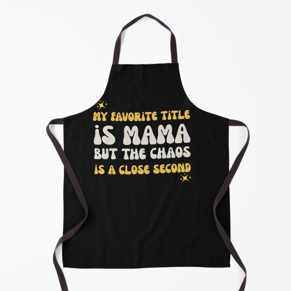Item preview, Groovy My Favorite Title Is Mama But Chaos Is A Close Second designed and sold by mumchaosdesigns.