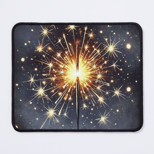 Item preview, Golden Sparkler Festival Fireworks Night Artwork designed and sold by NivyasArtistry.