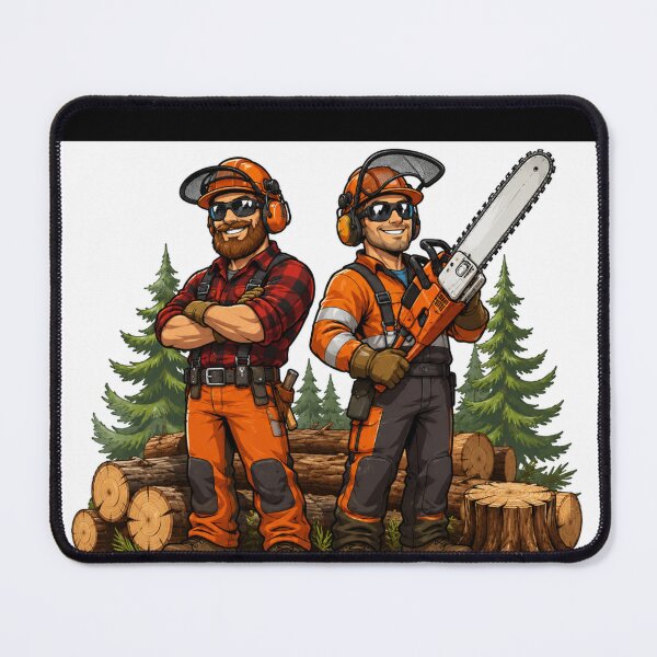 Item preview, Logging Crew Forestry Worker Chainsaw Lumberjack Adventure designed and sold by FreedomHauler.