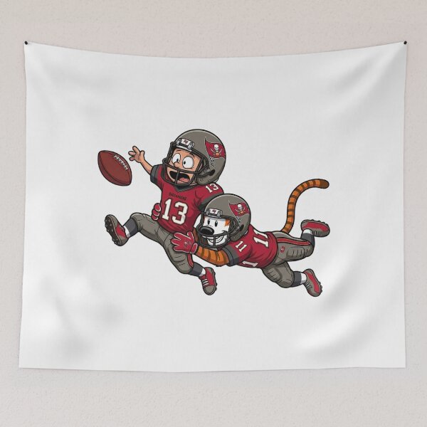 Item preview,  Calvin And Hobbes Tampa Bay Football Action Fan designed and sold by DamianRoy88.