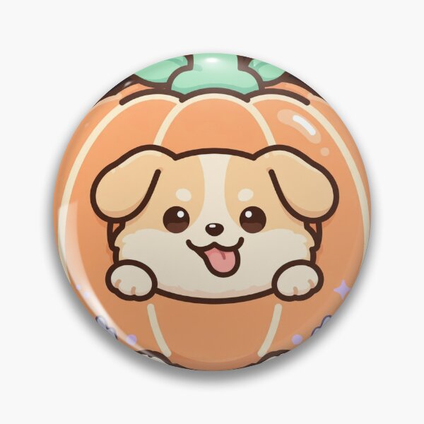 Item preview, Corgi Dressed as Pumpkin Sticker | Cute Halloween Corgi Tee designed and sold by WaferHouseGoods.