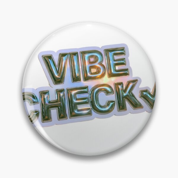 Item preview, Vibe Check Trendy Internet Culture Meme Graphic designed and sold by NicolasGlowArt.
