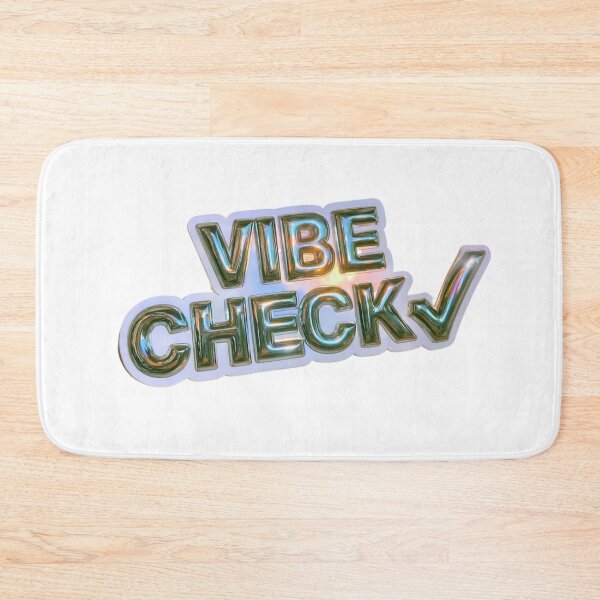Item preview, Vibe Check Trendy Internet Culture Meme Graphic designed and sold by NicolasGlowArt.