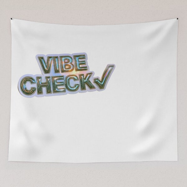 Item preview, Vibe Check Trendy Internet Culture Meme Graphic designed and sold by NicolasGlowArt.