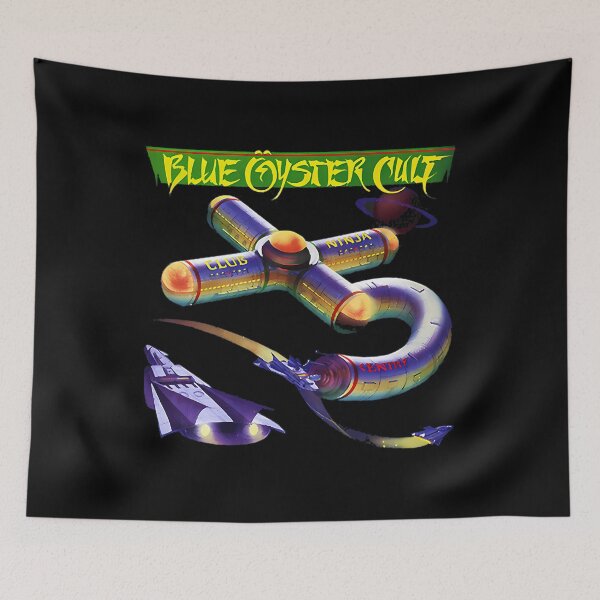 Item preview,  Bold Rock And Roll Inspired Bl.Ue O.Ys.Ter C.Ult Artwork With Cosmic Style designed and sold by PinkPanther98.