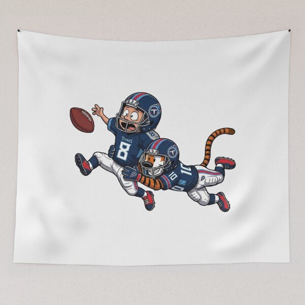 Item preview, Calvin And Hobbes  Tennessee Football Action Fan designed and sold by DamianRoy88.