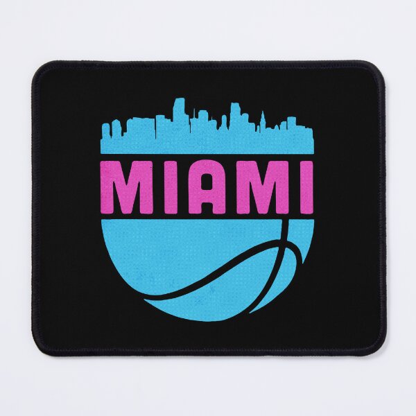 Item preview, Miami City Skyline Basketball Sports Pride Art designed and sold by sandylel.