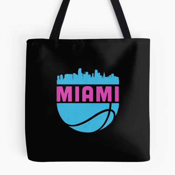 Item preview, Miami City Skyline Basketball Sports Pride Art designed and sold by sandylel.